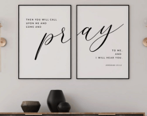 Bible Verse Wall Art : Amazon.Com - B091m82x3y
