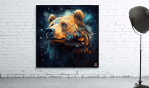 Bear Wall Art : Amazon.Com - B0992qqvn7