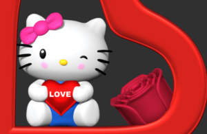 Clip Art:44-Xby_Nbji= Hello Kitty Valentine