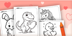 Free Printable:2pvtlnqc5ei= Valentine Coloring Pages