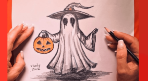 Easy:_6ji8pr0hyc= Spooky Drawings